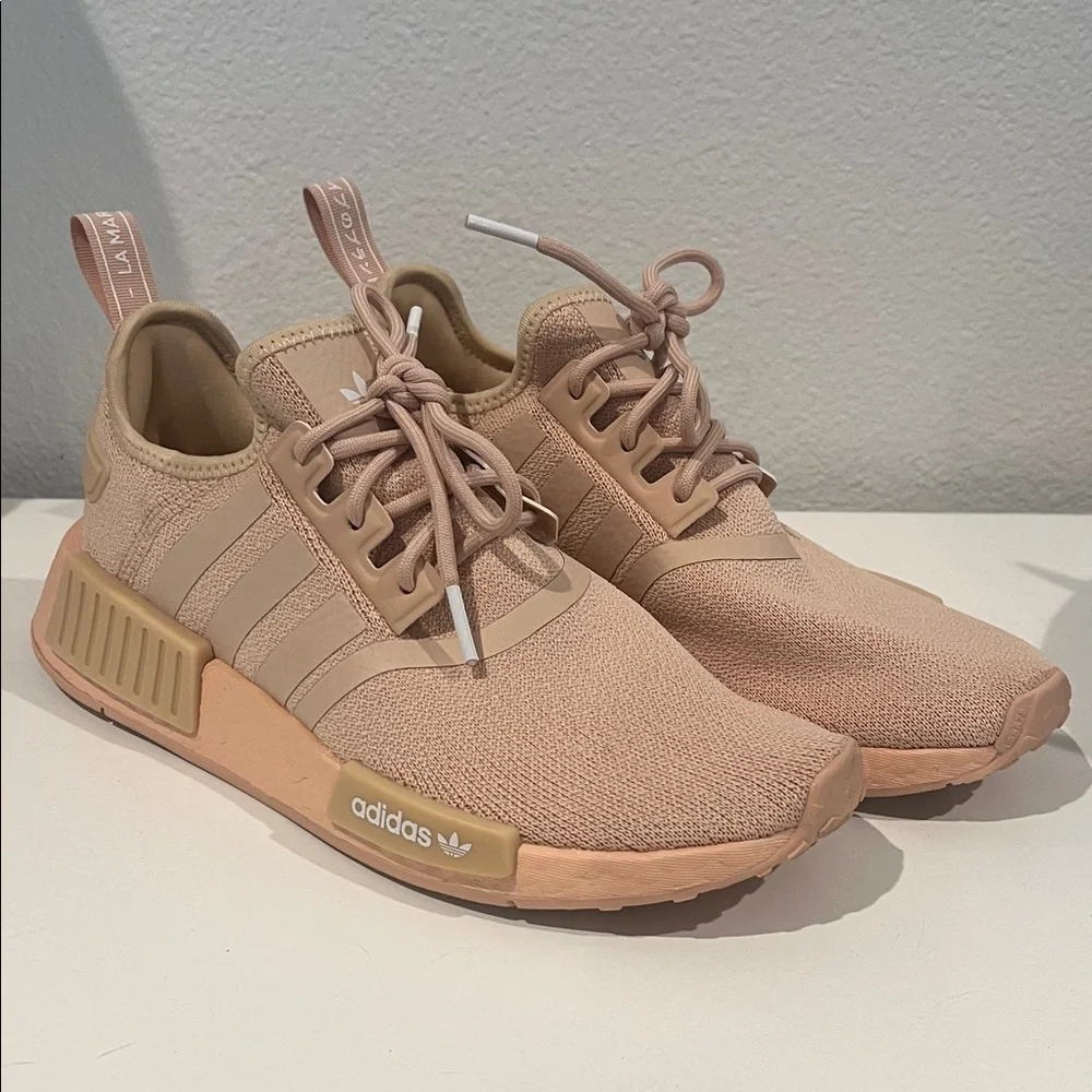Adidas Beige NMD R1 Sneakers